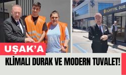 Uşak’a Klimalı Durak ve Modern Tuvalet!