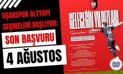 Uşakspor Altyapı Seçmeleri Başlıyor: Son Başvuru 4 Ağustos