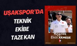 Uşakspor'da Teknik Ekibe Taze Kan