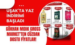 Uşak'ta Yaz İndirimi Başladı: Gökhan Mıdık Gross Market'ten Cüzdan Dostu Fiyatlar!