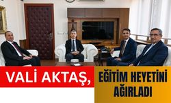 Vali Aktaş, Eğitim Heyetini Ağırladı