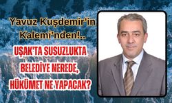 Uşak'ta Susuzlukta Belediye Nerede, Hükümet Ne Yapacak?