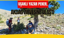 Uşaklı Yazar Peker, Akdağ Zirvesine Ulaştı