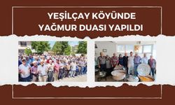 GEDİZ YEŞİLÇAY KÖYÜNDE YAPILAN YAĞMUR DUASINA YOĞUN KATILIM OLDU
