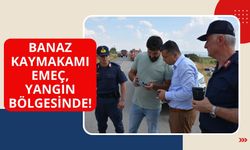 Banaz Kaymakamı Emeç, Yangın Bölgesinde!