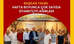 Başkan Yalım, Hafta Boyunca Çok Sayıda Ziyaretçiyi Ağırladı