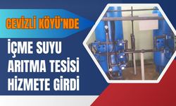 Cevizli Köyü’nde İçme Suyu Arıtma Tesisi Hizmete Girdi