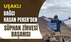 Uşaklı Dağcı Hasan Peker’den Süphan Zirvesi Başarısı