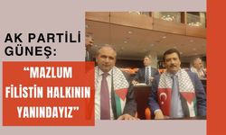 AK Partili Güneş: “Mazlum Filistin Halkının Yanındayız”