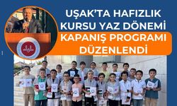 Uşak’ta Hafızlık Kursu Yaz Dönemi Kapanış Programı Düzenlendi