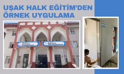Uşak Halk Eğitim’den Örnek Uygulama!