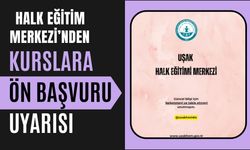 Halk Eğitim Merkezi’nden Kurslara Ön Başvuru Uyarısı