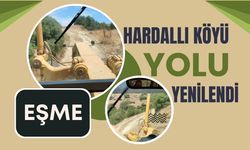 Eşme Hardallı Köyü Yolu Yenilendi