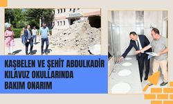 Kaşbelen ve Şehit Abdulkadir Kılavuz Okullarında Bakım Onarım