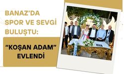 Banaz’da Spor ve Sevgi Buluştu: “Koşan Adam” Evlendi