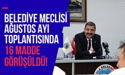 Belediye Meclisi Toplantısında 16 Madde Görüşüldü!