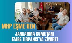 MHP Eşme’den Jandarma Komutanı Emre Tırpancı’ya Ziyaret