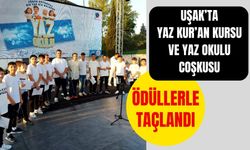 Uşak’ta Yaz Kur’an Kursu ve Yaz Okulu Coşkusu Ödüllerle Taçlandı