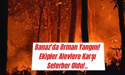 Banaz’da Orman Yangını! Ekipler Alevlere Karşı Seferber Oldu