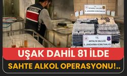 Uşak Dahil 81 İlde Sahte Alkol Operasyonu!..