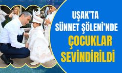 Uşak’ta Sünnet Şöleni’nde Çocuklar Sevindirildi