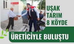 Uşak Tarım 8 Köyde Üreticiyle Buluştu