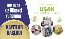 TDV Uşak Kız Öğrenci Yurdunda Kayıtlar Başladı