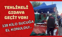 Tehlikeli Gıdaya Geçit Yok! 138 Kilo Sucuğa El Konuldu