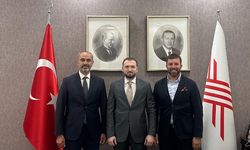TÜSF Başkanı Mutlu Türkmen'den Aksoy'a Ziyaret