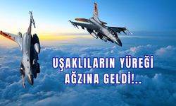Uşak’ta Savaş Uçakları Panik Yarattı