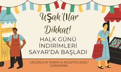 Uşaklılar Dikkat! Halk Günü İndirimleri Sayar’da Başladı