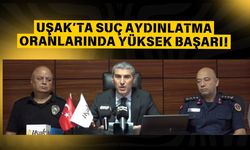 Uşak’ta Suç Aydınlatma Oranlarında Yüksek Başarı!