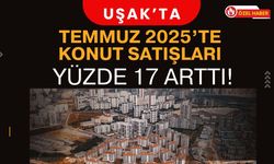 Uşak’ta Temmuz 2025’te Konut Satışları Yüzde 17 Arttı!