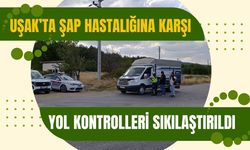 Uşak’ta Şap Hastalığına Karşı Yol Kontrolleri Sıkılaştırıldı