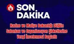 Düğün Salonları Ve Firmalara Vergi Denetimi Başlatıldı