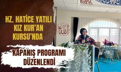 Kur’an Kursu’nda Kapanış Programı Düzenlendi