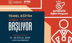 Antrenör Temel Eğitim Programı 2025/3 Başvuruları Başladı