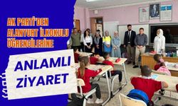 AK Parti’den Alanyurt İlkokulu Öğrencilerine Anlamlı Ziyaret