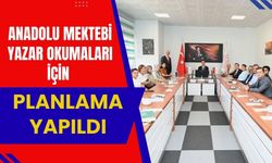 Anadolu Mektebi Yazar Okumaları için planlama yapıldı