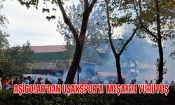 Aşigolar’dan Uşakspor’a Maç Öncesi Meşaleli Yürüyüş