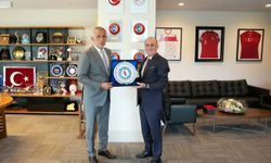 TASKK Başkanı Aydın’dan TFF Başkanı Hacıosmanoğlu’na Ziyaret