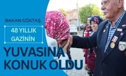 Bakan Göktaş, 48 yıllık gazinin yuvasına konuk oldu