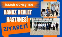 İsmail Güneş’ten Banaz Devlet Hastanesi Ziyareti