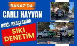 Banaz’da Canlı Hayvan Nakil Araçlarına Sıkı Denetim