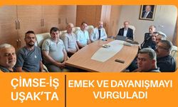 Çimse-İş Uşak’ta Emek ve Dayanışmayı Vurguladı