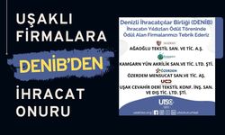 Uşaklı Firmalara DENİB’den İhracat Onuru