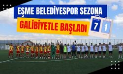 Eşme Belediyespor Sezona 7-1’lik Galibiyetle Başladı