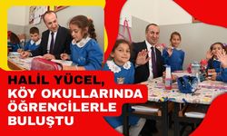 Halil Yücel, Köy Okullarında Öğrencilerle Buluştu