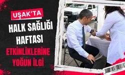 Uşak’ta Halk Sağlığı Haftası Etkinliklerine Yoğun İlgi