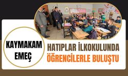 Kaymakam Emeç Hatıplar İlkokulunda Öğrencilerle Buluştu